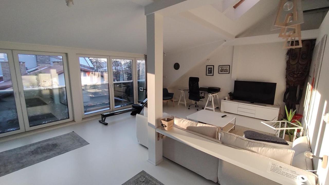 Loft 85 M2 Wilanow Krolewski Self Checkin Varsovie Extérieur photo
